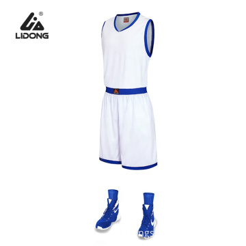 New design cheap custom reversible basketball jerseys uniforms